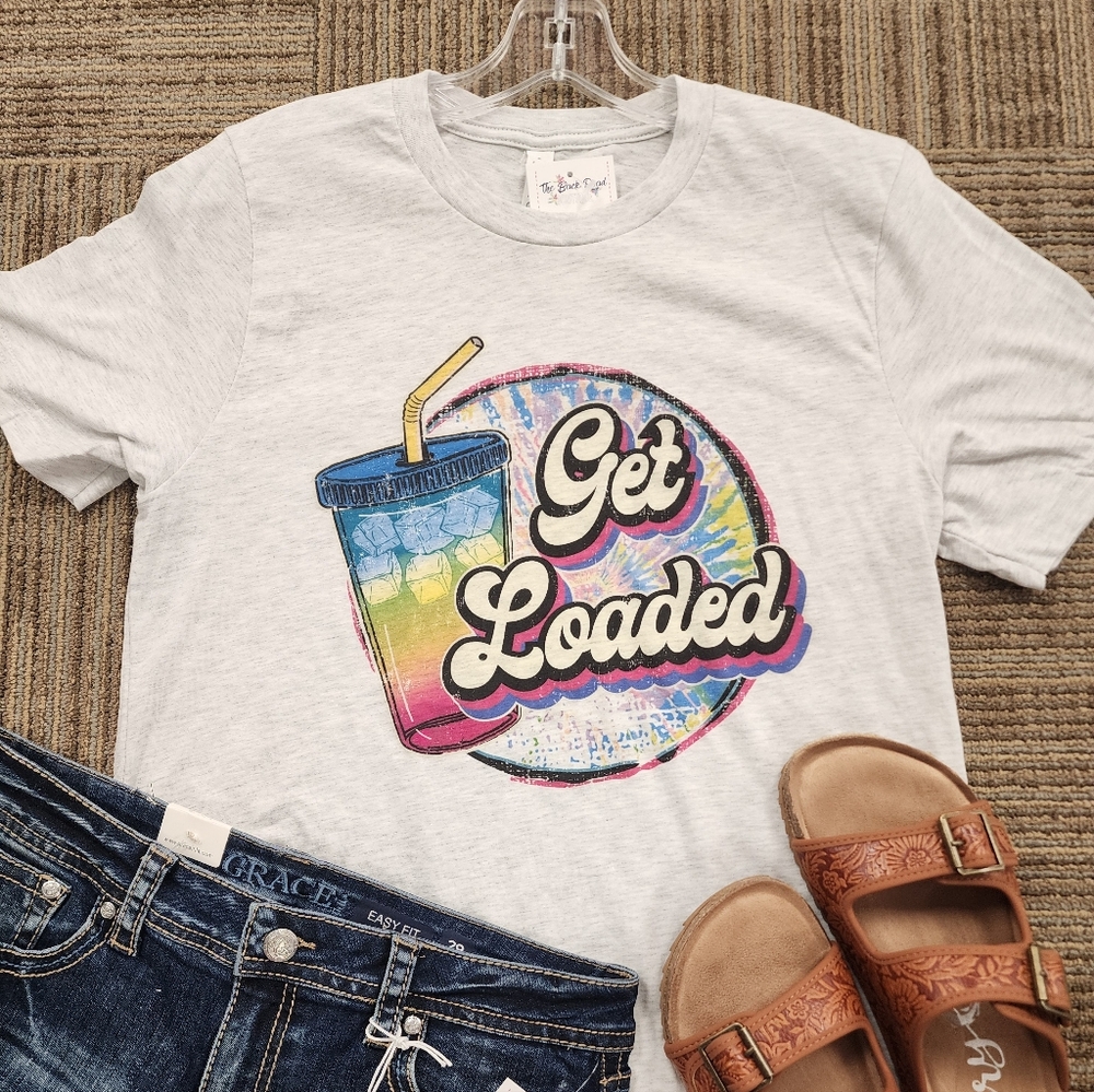 Get Loaded Graphic Tee - Light Gray